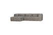 Miniature Bean left corner sofa in light grey fabric 3