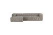 Miniature Bean left corner sofa in light grey fabric 1