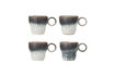 Miniaturansicht Becher 4er-Set aus blauem Steingut Nigel 1