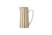 Miniature Begonia brown stoneware pitcher 1