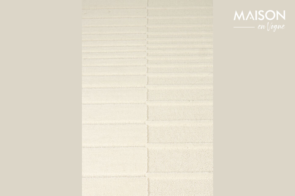 The Crossing rug from Zuiver demonstrates that a striking look and a calm appearance can go