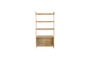 Miniature Beige ash wood shelving Rise Clipped
