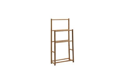 Beige bamboe handdoekenrek Bamboe