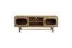 Miniature Beige bamboo wood sideboard Caroun 1