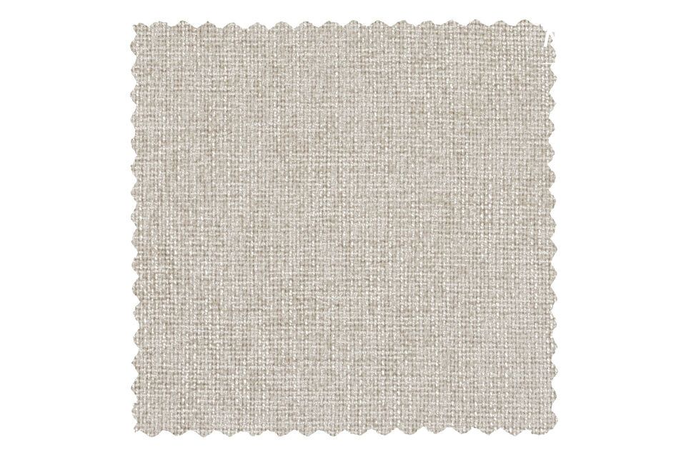 5-seater corner sofa in Bean fabric, comfortable and noble