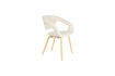 Miniatuur Beige beukenhouten fauteuil Flexback 1