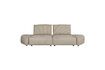 Miniature Beige fabric 3-seater sofa Hunter 1
