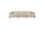 Miniature Beige fabric 5 seater sofa Blossom Clipped