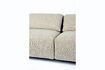 Miniature Beige fabric 5 seater sofa Wings 10