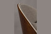 Miniature Beige fabric armchair Rodin 4