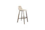 Miniature Beige fabric barstool Franky Clipped