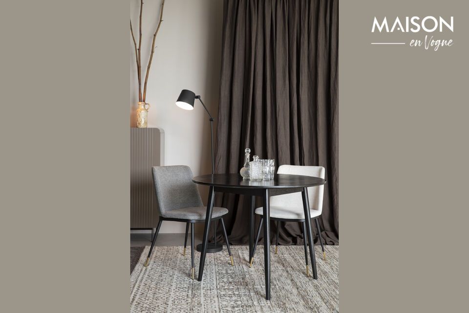Elegant chair in light beige, modern comfort and adaptability.
