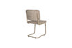 Miniature Beige fabric chair Ridge Kink Soft 6