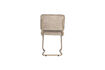 Miniature Beige fabric chair Ridge Kink Soft 7