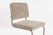 Miniature Beige fabric chair Ridge Kink Soft 9