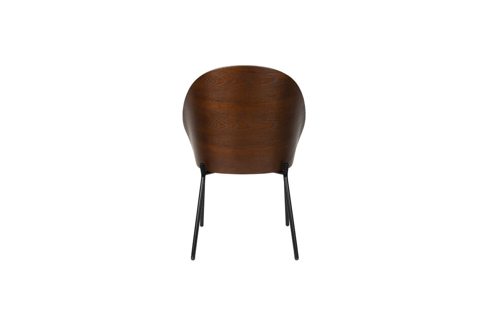 Beige fabric chair Rodin - 8