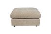 Miniature Beige fabric footrest Sense 1