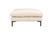 Miniature Beige fabric ottoman Summer 1