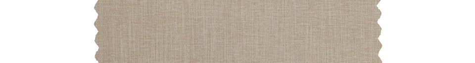 Material Details Beige fabric pouf Family