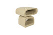 Miniatuur Beige hars bijzettafel Eddy 8