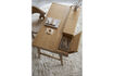 Miniatuur Beige houten bureau Kaat 3