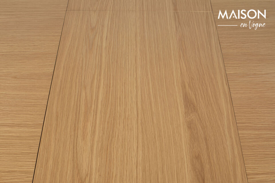 Beige houten eettafel Twist - 15