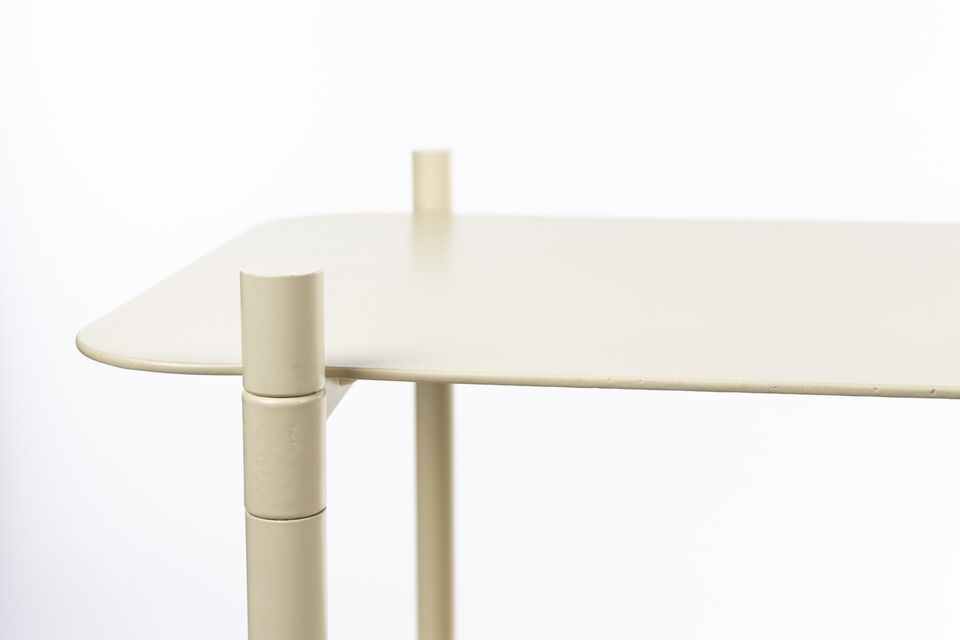 Its expandable functionality allows you to start with a simple side table and
