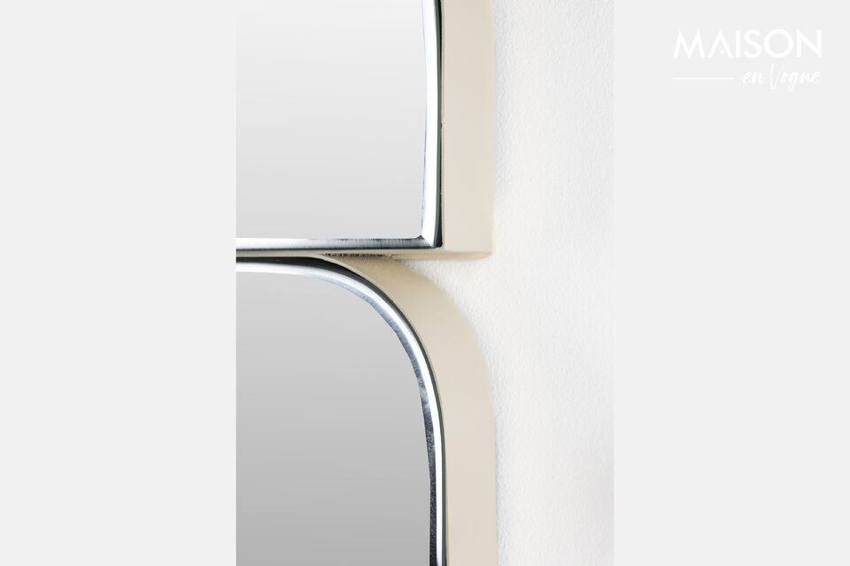 Beige iron mirror Glamour - 11