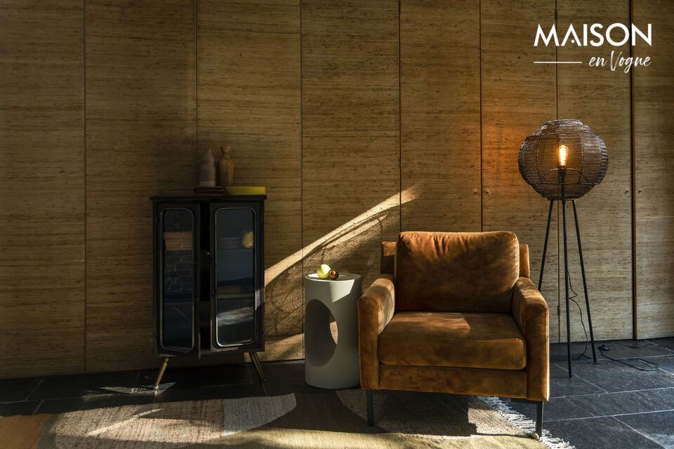Designed to blend harmoniously into any living space, this table combines durability and style