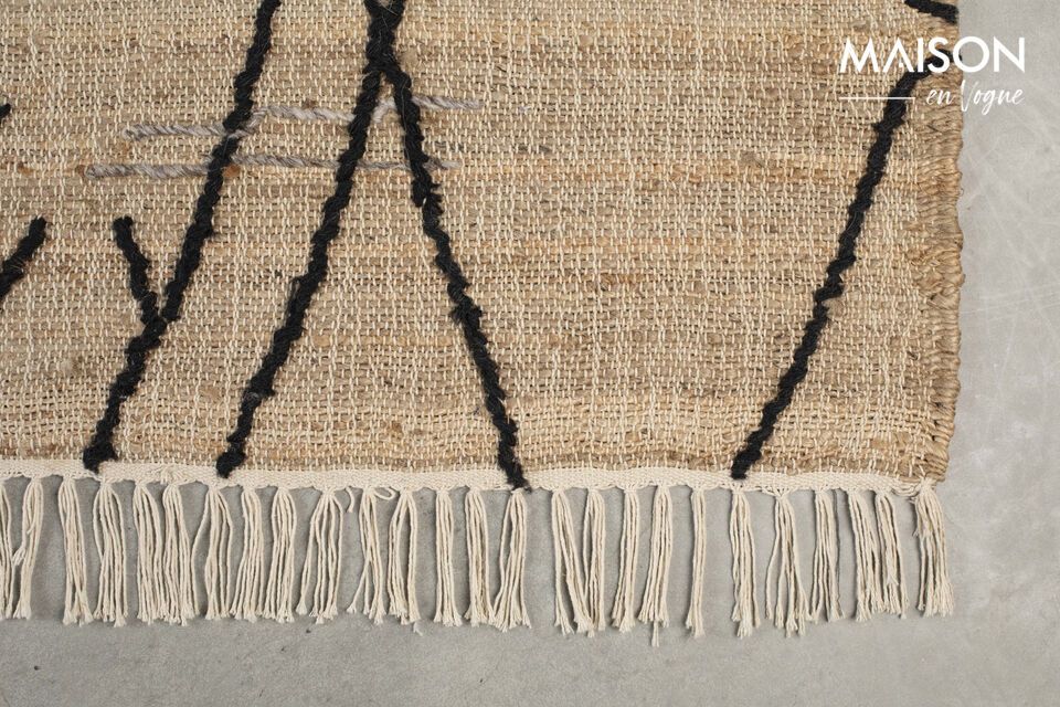 Each rug is handmade