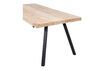Miniature Beige mango wood table 180x90 with square legs Tablo 8