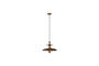 Miniatuur Beige mangohouten hanglamp Cath Productfoto