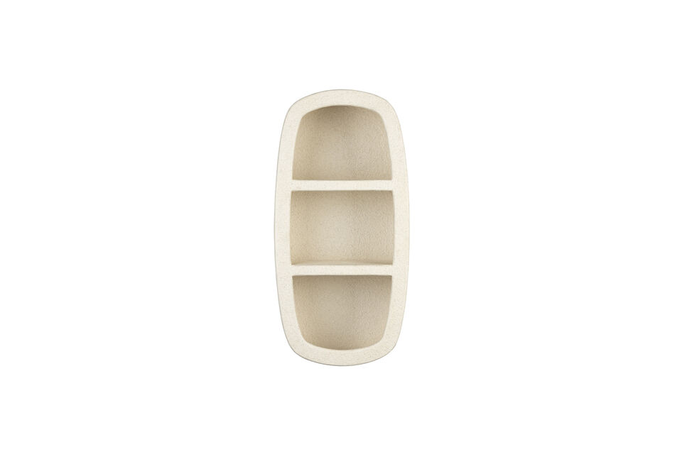 Beige marble 2 tier wall shelf Veda DutchBone