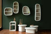 Miniature Beige marble wall shelf Veda 2