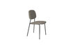 Miniature Beige metal dining chair Roos 1