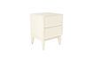 Miniature Beige oak wood bedside table June 5