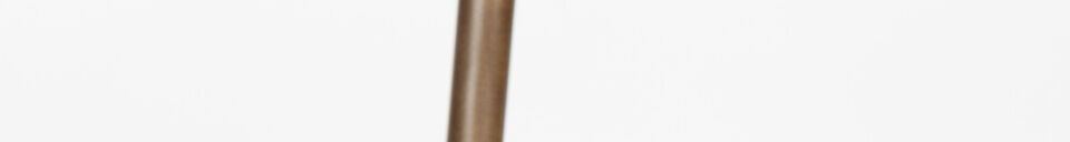 Benadrukte materialen Beige polyester counter stoel Marais