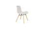 Miniatuur Beige polyester eetkamerstoel Lester Productfoto