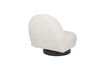 Miniature Beige polyester lounge chair Eden 4