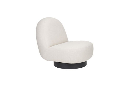 Zie de productbeschrijving beige polyester loungestoel Eden Beige polyester loungestoel Eden