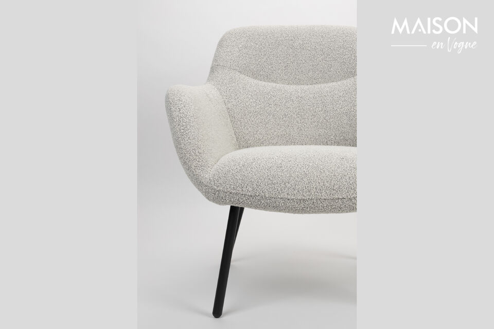 Kies uit een leren stof voor een vintage look of een bouclé bekleding voor een modernere look