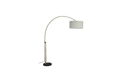 Beige Stehlampe aus Eisen Archie