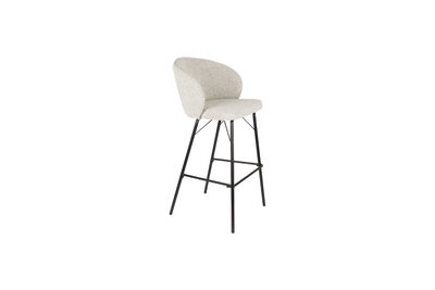 Beige stoffen barstoel Joa