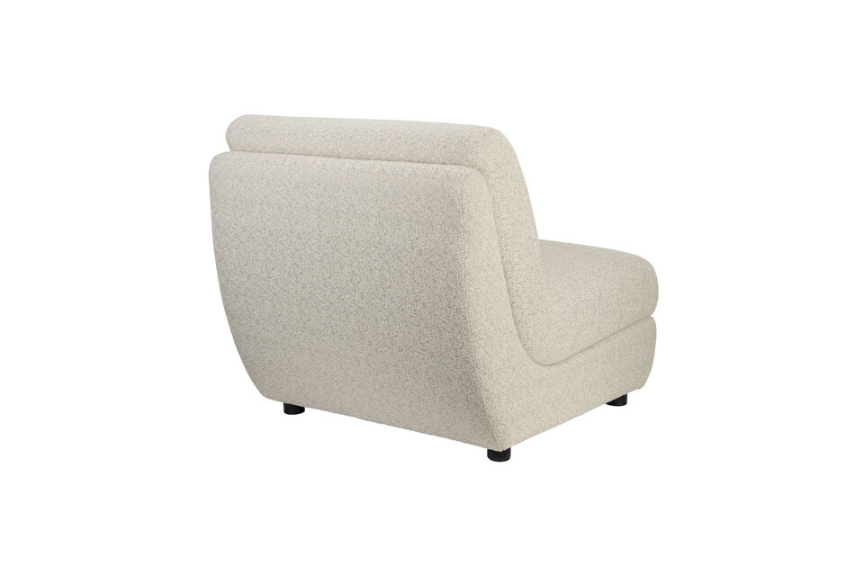 Beige stoffen fauteuil Mississippi - 11