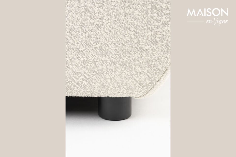 Beige stoffen fauteuil Mississippi - 26