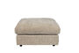 Miniatuur Beige stoffen hocker Sense Productfoto