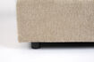 Miniatuur Beige stoffen hocker Sense 6