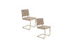 Miniatuur Beige stoffen stoel Ridge Soft 12