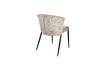 Miniature Beige velvet dining chair Georgia 9