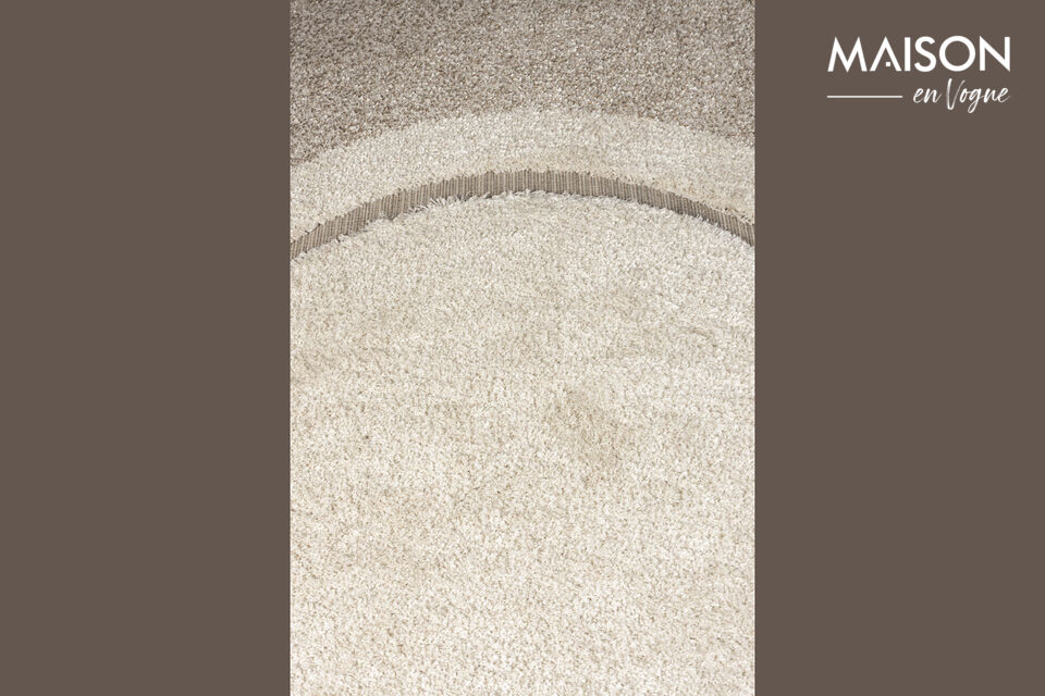 Beige wollen vloerkleed 160x300 cm Spark - 15